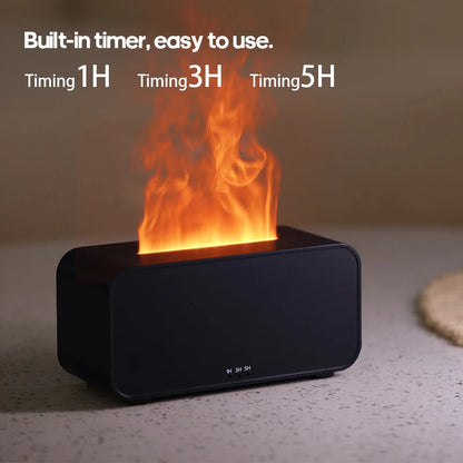 Transform Your Space with the New Mini Aroma Diffuser: Ultrasonic Cool Mist Maker & LED Essential Oil Flame Lamp